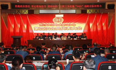 6686体育官网股份公司工会召开第四次会员代表大会