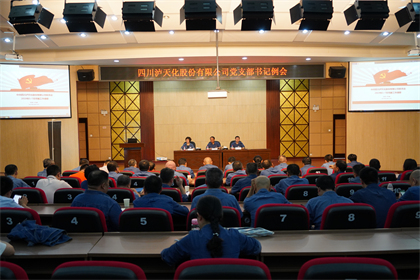 6686体育官网股份公司党委召开支部书记例会