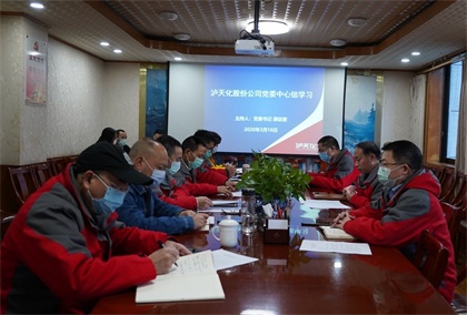 6686体育官网股份公司党委中心组专题学习《中国共产党国有企业基层组织工作条例（试行）》