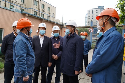 泸州市委书记刘强带队到6686体育官网督导安全生产工作