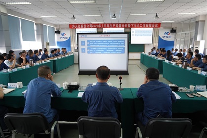 6686体育官网股份公司召开2020年上半年生产经营分析会