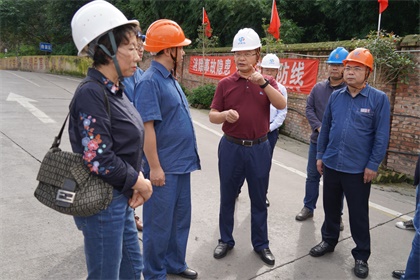 6686体育官网集团公司党委书记谭光军一行来我公司开展节前安全大检查