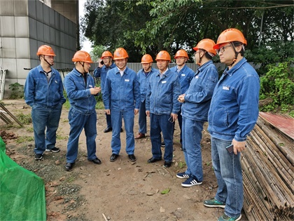 6686体育官网股份公司领导深入施工项目和生产现场检查指导工作