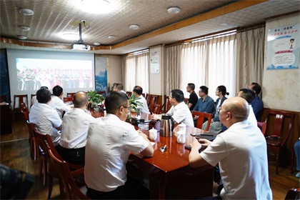 6686体育官网股份公司领导班子和各基层党组织集体收看庆祝中国共产党成立100周年大会