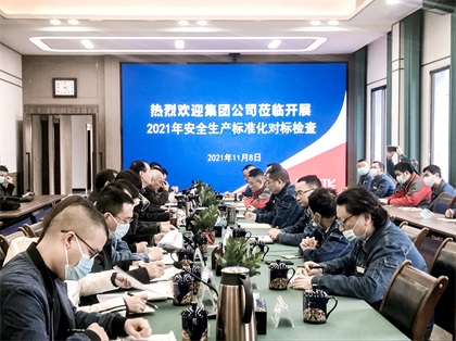 6686体育官网集团来我公司开展安全生产标准化对标检查