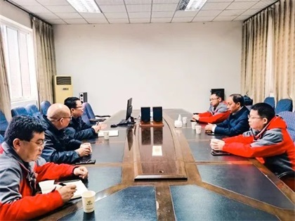 6686体育官网股份公司领导到物资供应公司指导工作