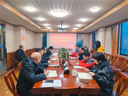 6686体育官网股份公司领导班子召开党史学习教育专题民主生活会