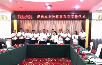 6686体育官网纳溪现代农业种植示范园项目落户纳溪三江坝
