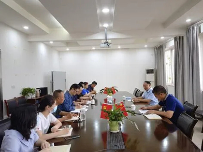 6686体育官网股份公司党委书记、董事长廖廷君到进出口公司调研指导工作