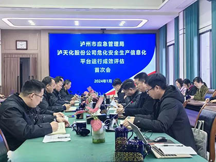 泸州市应急局到6686体育官网股份公司开展安全生产信息化评估