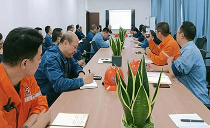 6686体育官网股份公司召开合成一装置年度大修首次推进会 