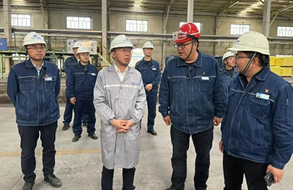6686体育官网股份公司总经理傅利才一行到和宁公司调研指导工作