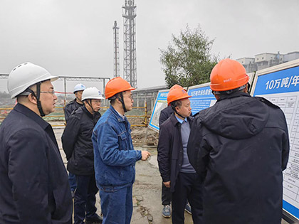 6686体育官网股份公司党委书记、董事长廖廷君走访重点项目要求全力推进项目建设